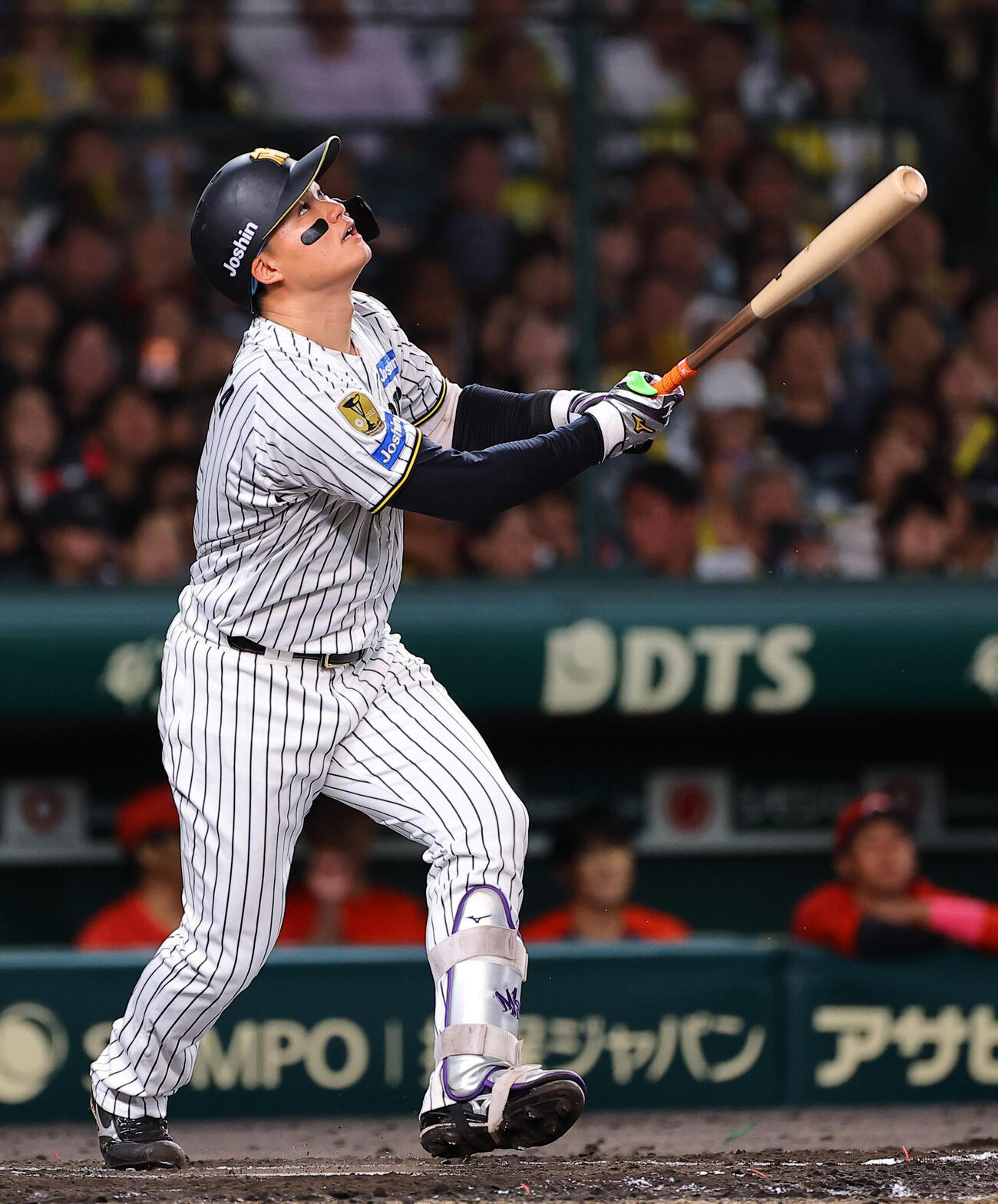 阪神対広島　4回裏阪神1死、森下翔太は一飛に倒れる（撮影・上田博志）