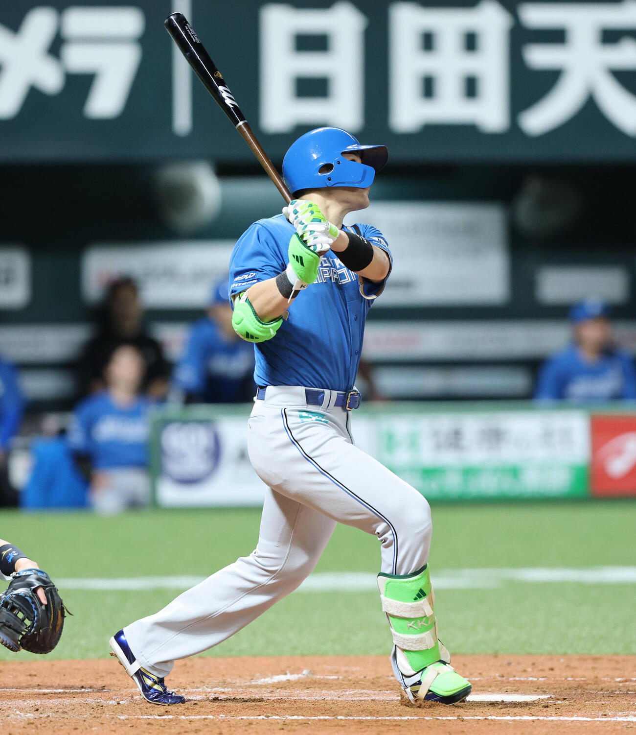 ソフトバンク日本ハム　3回表日本ハム1死、清宮幸太郎は右中間本塁打を放つ（撮影・梅根麻紀）