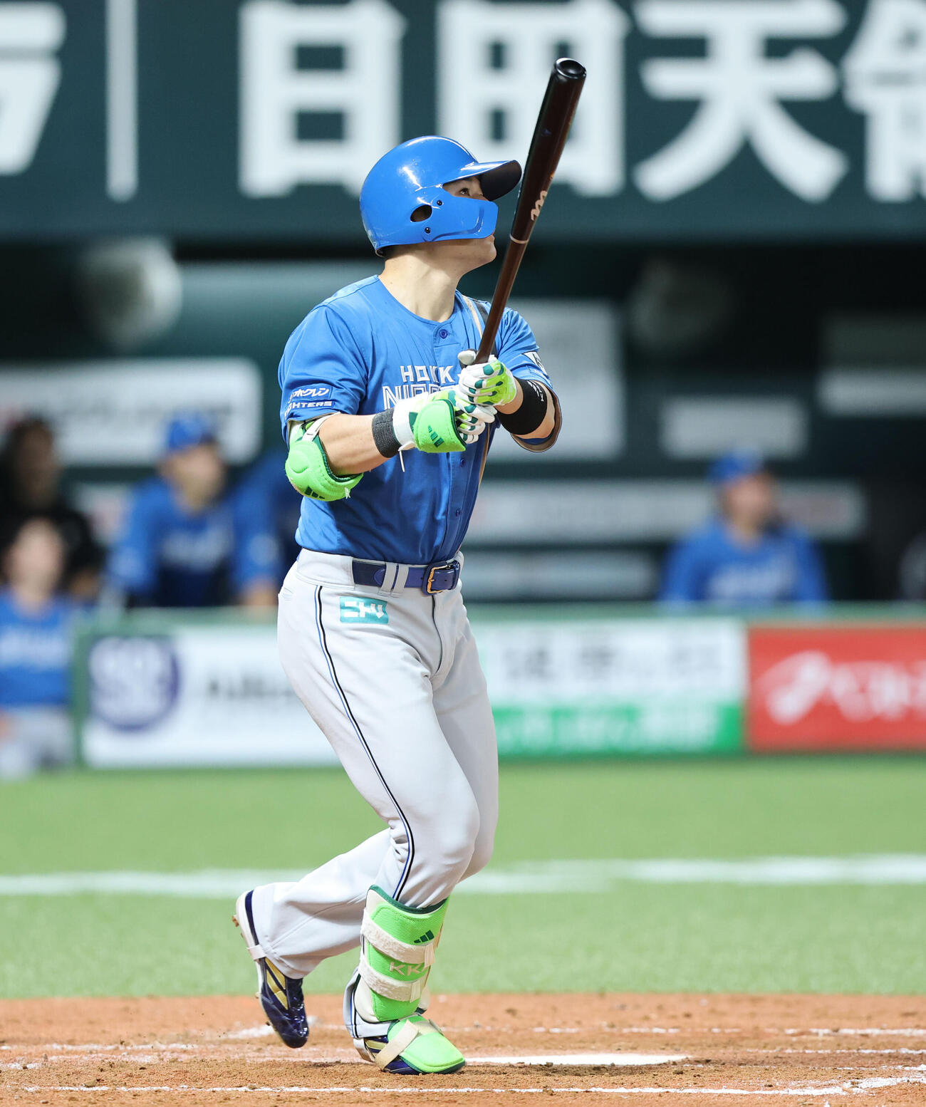 ソフトバンク日本ハム　3回表日本ハム1死、清宮幸太郎は右中間本塁打を放つ（撮影・梅根麻紀）