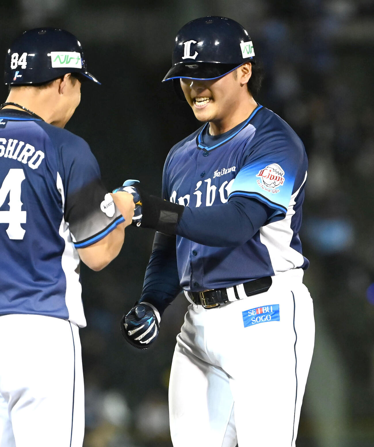 オリックス対西武　8回表西武1死二塁、蛭間拓哉は適時打を放つ（撮影・石井愛子）