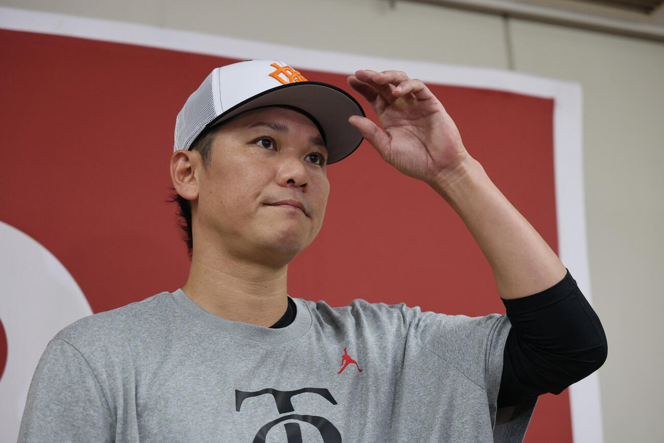 巨人対中日　亡くなった張本勲さんについて話す巨人坂本勇人