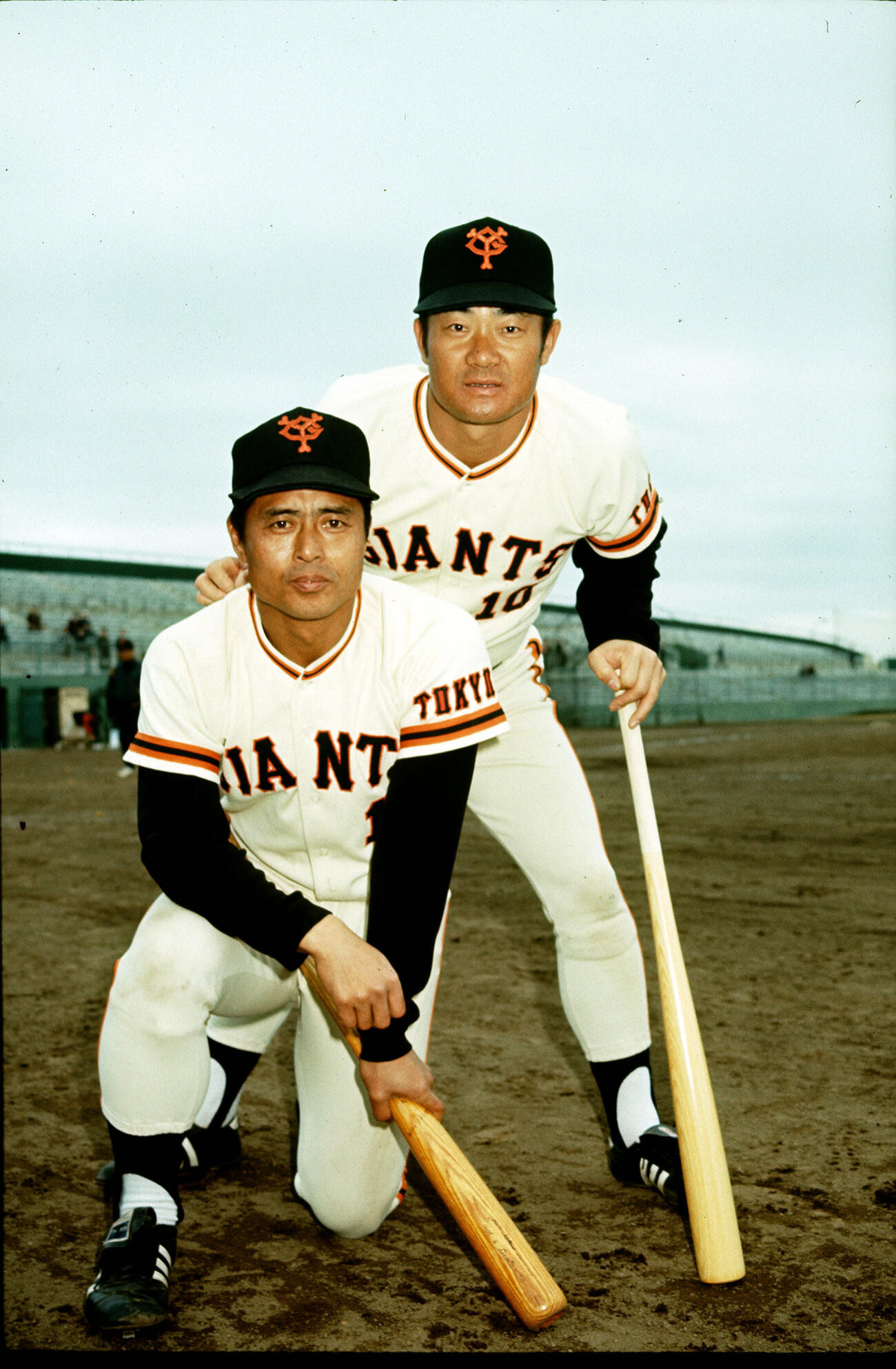 1977年張本勲（上）と王貞治