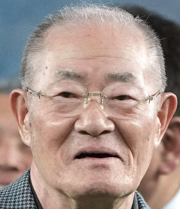 2024年11月、巨人球団創立90周年セレモニーに出席した張本勲氏