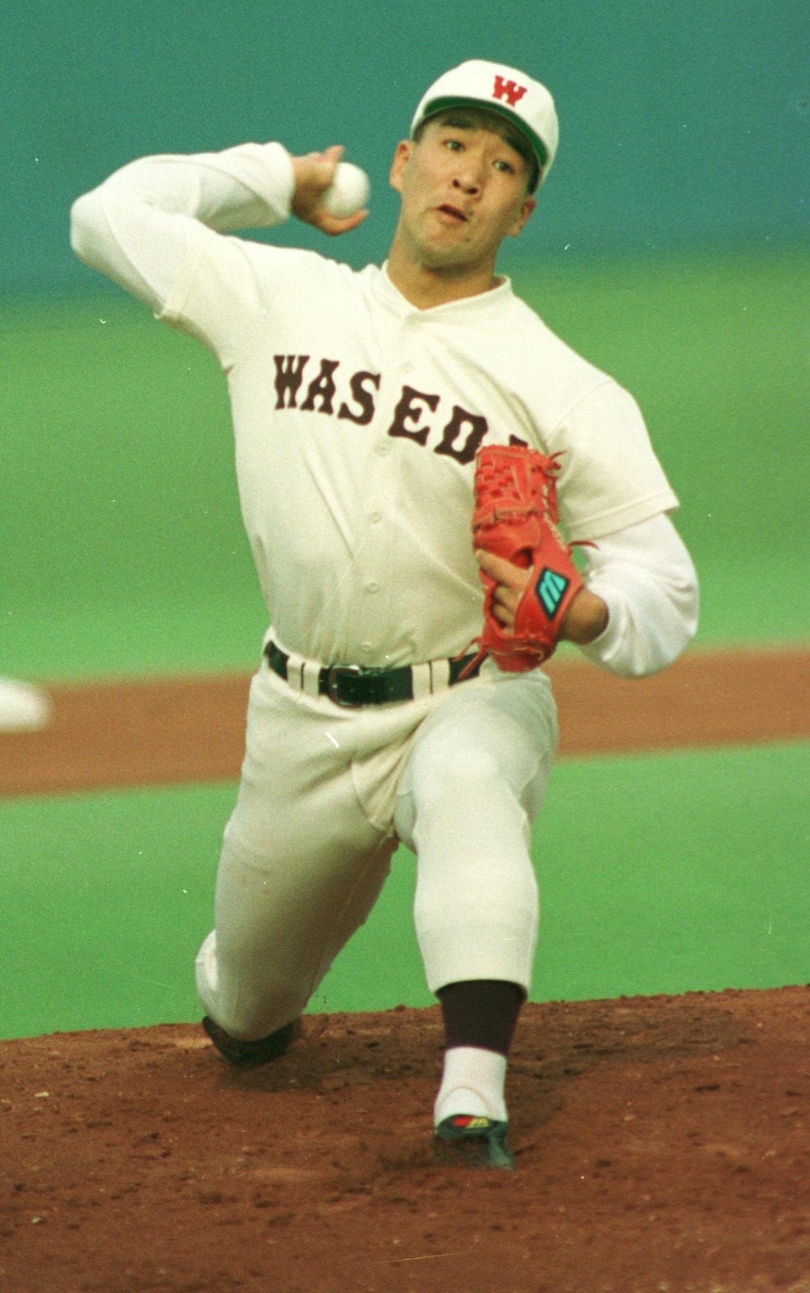 早大時代の織田淳哉氏（1994年撮影）