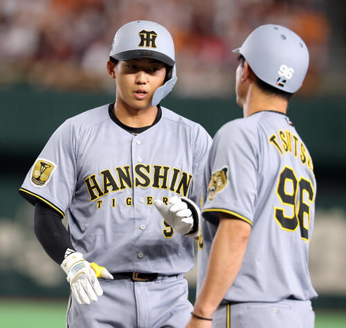 阪神】ドラ1立石正広、2打席連続初球打ち 大一番でも持ち味積極性
