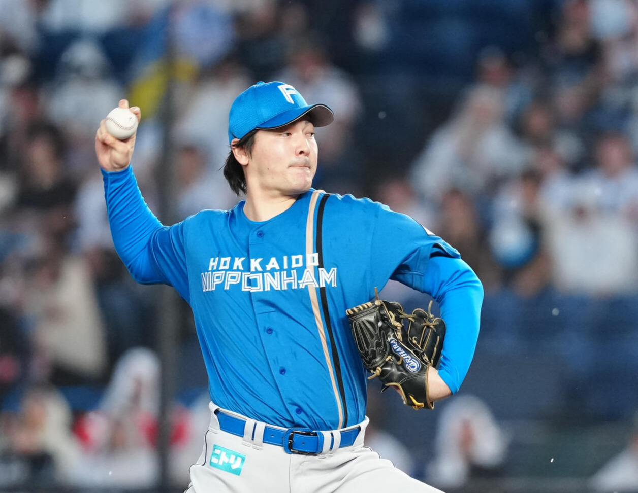 日本ハム有原航平（2026年撮影）