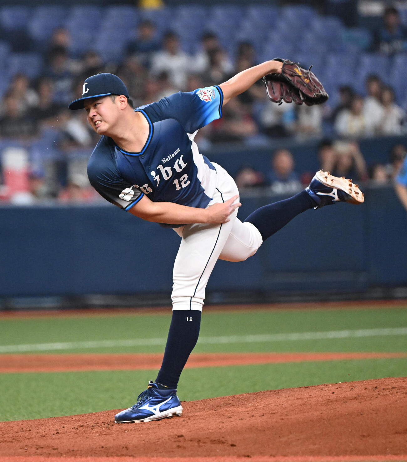 オリックス対西武　先発する西武渡辺勇太朗（撮影・和賀正仁）