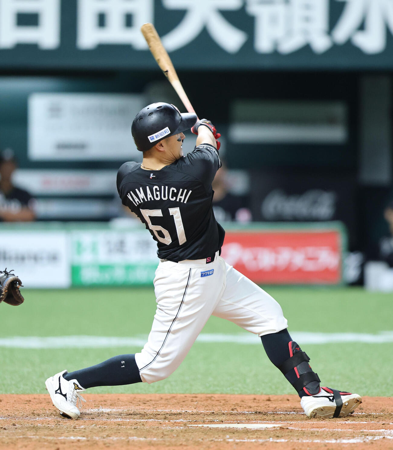 ロッテ山口航輝（2026年8月撮影）　