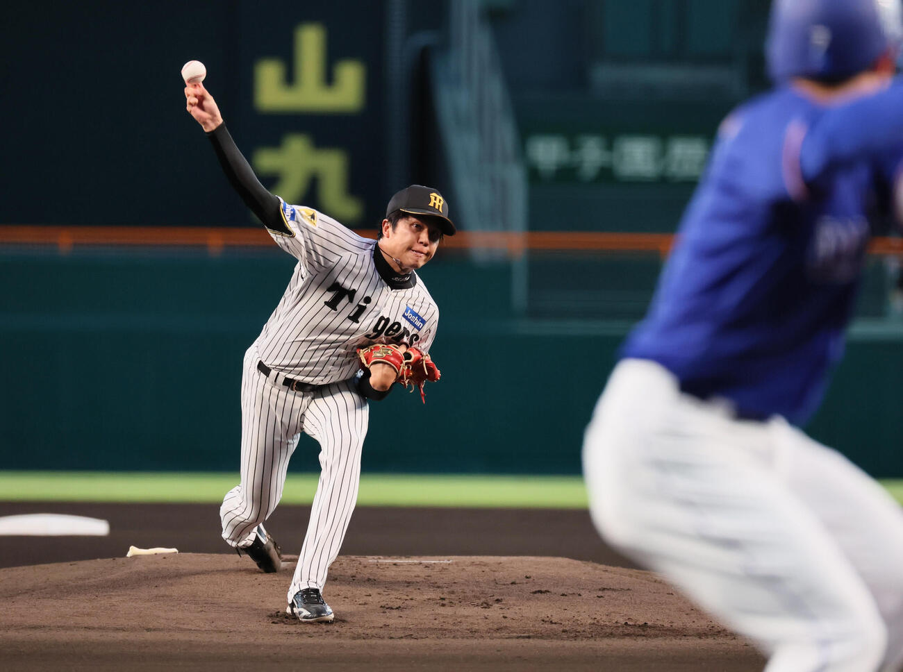 阪神対中日　阪神先発の才木浩人（撮影・宮崎幸一）