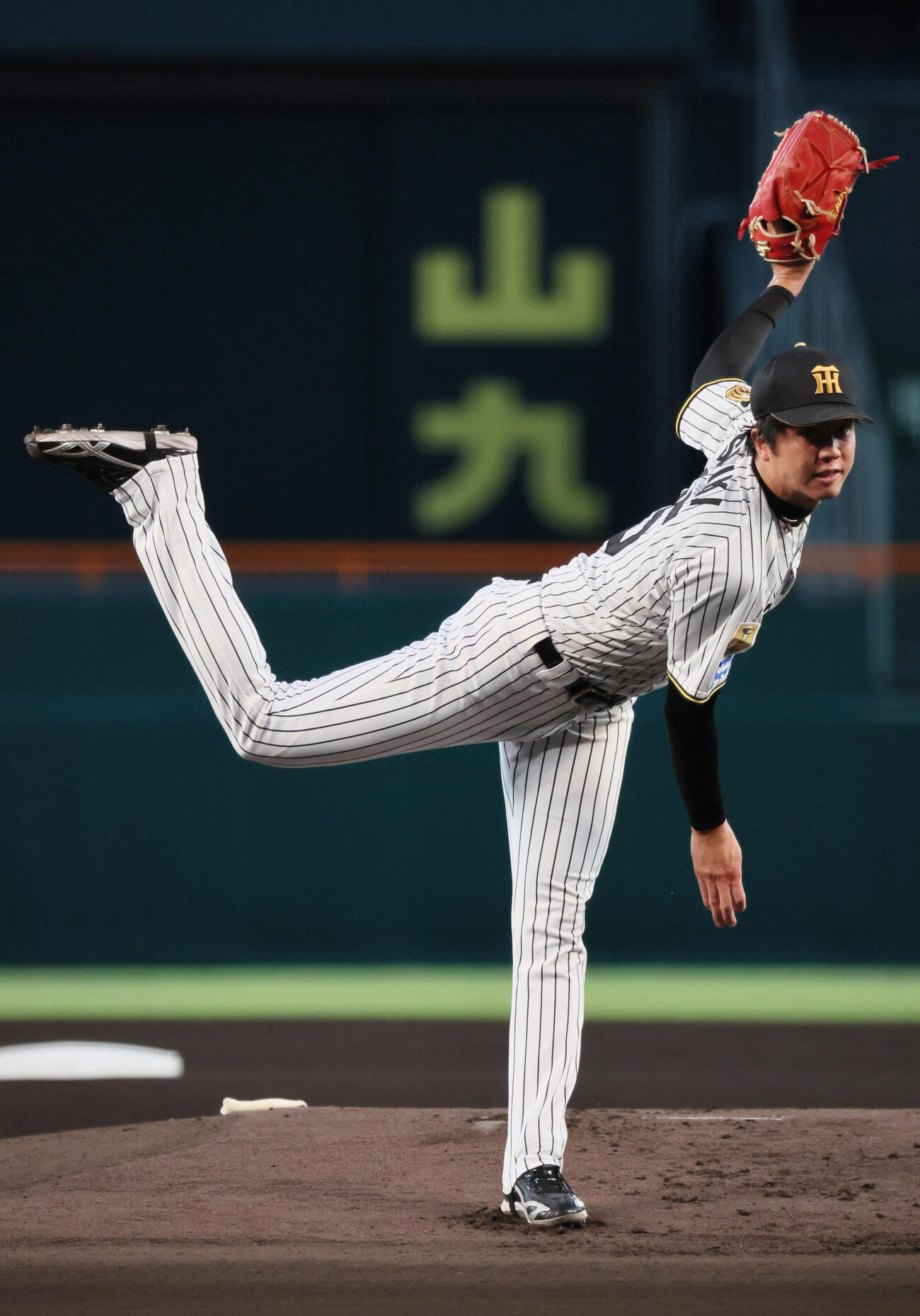 阪神対中日　阪神先発の才木浩人（撮影・宮崎幸一）