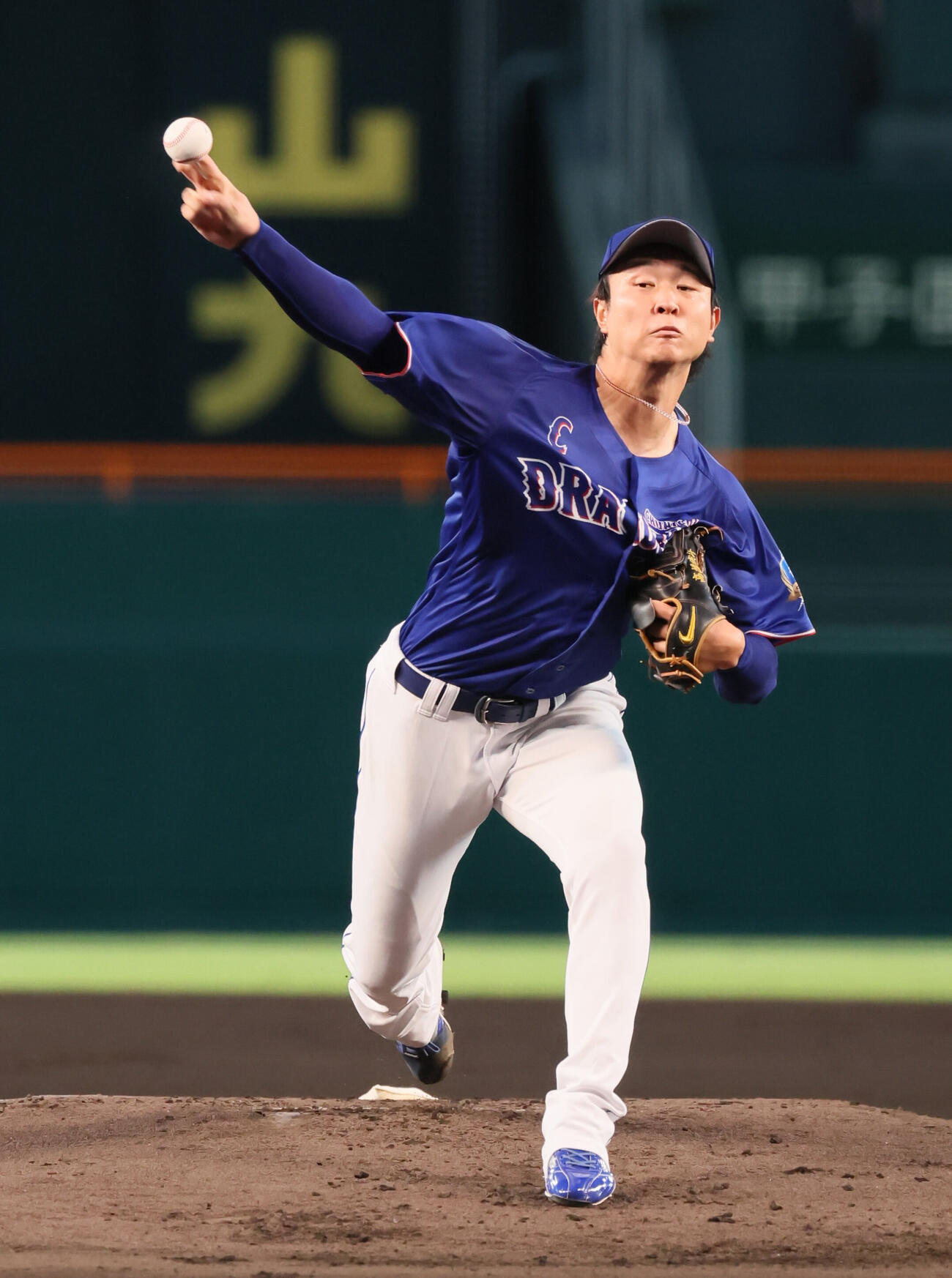 阪神対中日　中日先発の高橋宏斗（撮影・宮崎幸一）