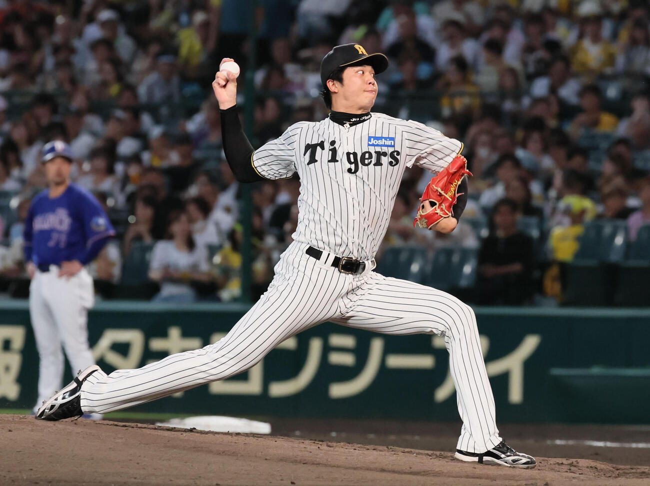 阪神対中日　阪神先発の才木浩人（撮影・宮崎幸一）