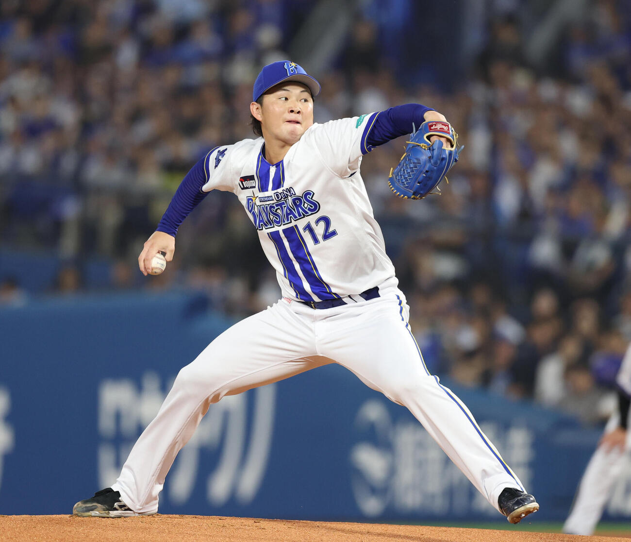 DeNA対巨人　先発し力投するDeNA竹田祐（撮影・増田悦実）