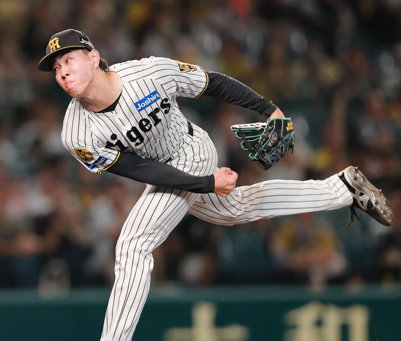阪神対中日　10回表に登板する阪神工藤泰成（撮影・上山淳一）