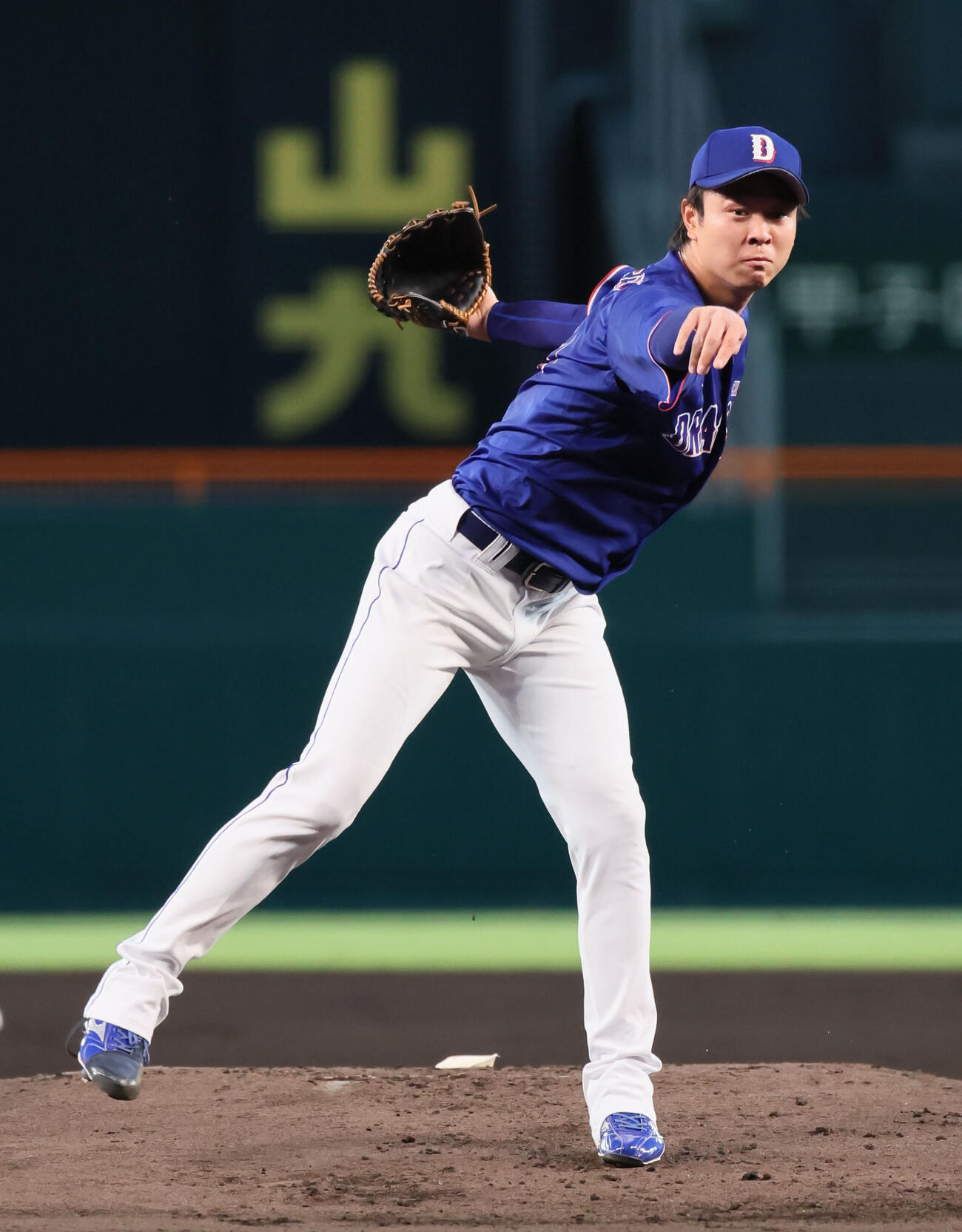 阪神対中日　中日先発の高橋宏斗（撮影・宮崎幸一）