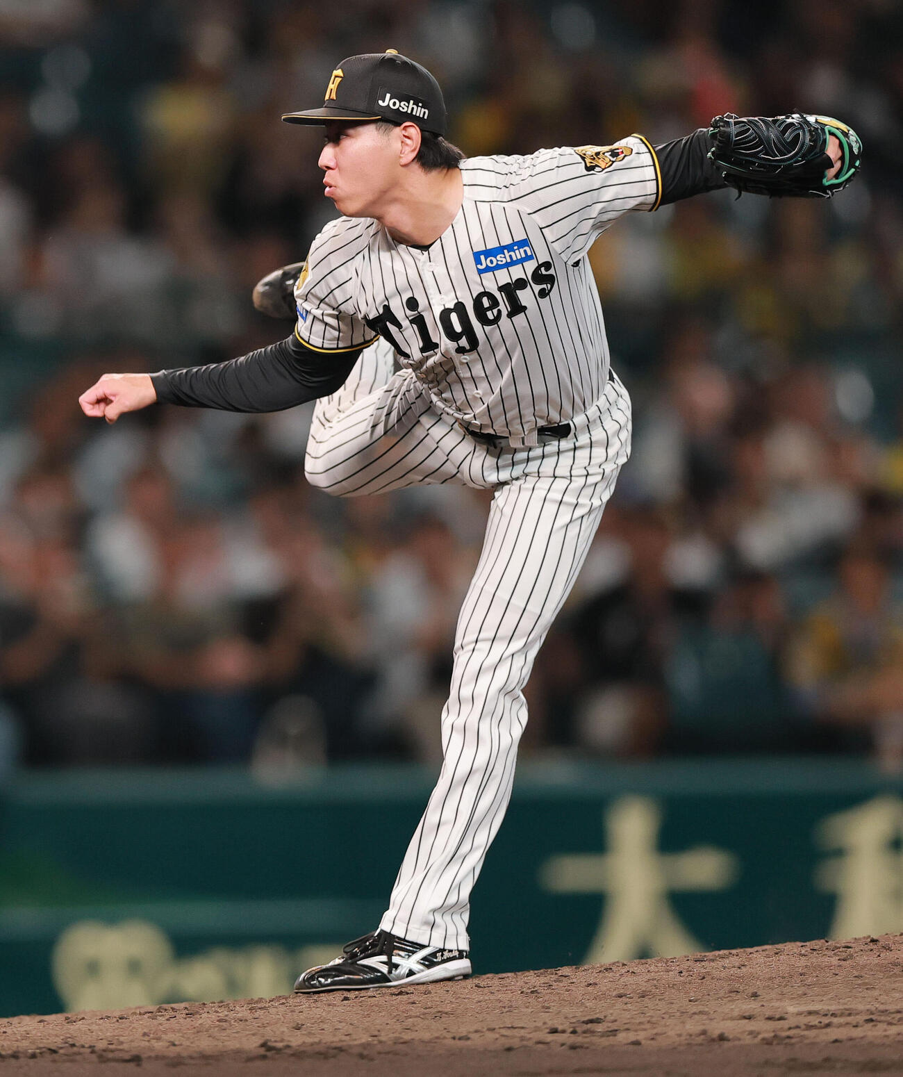 阪神対中日　10回表に登板する阪神工藤泰成（撮影・上山淳一）