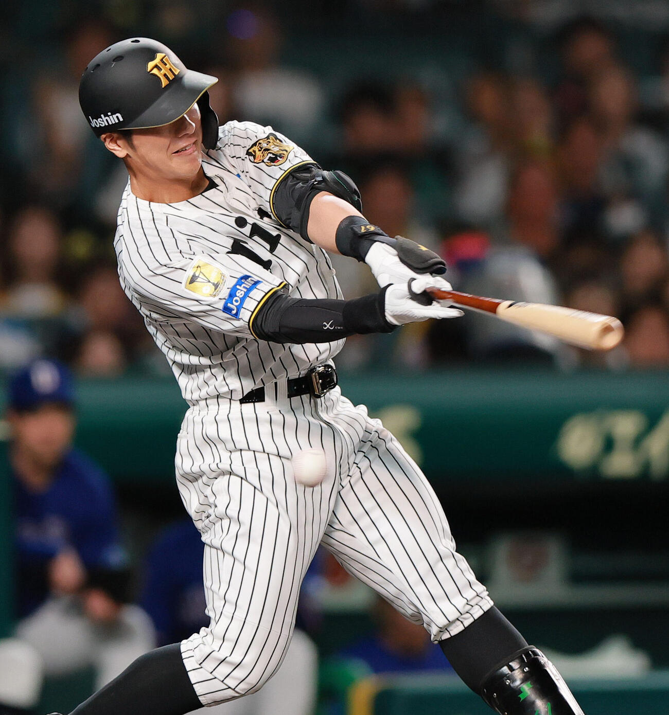 阪神対中日　10回裏阪神1死、代打豊田寛は空振り三振に倒れる（撮影・上山淳一）
