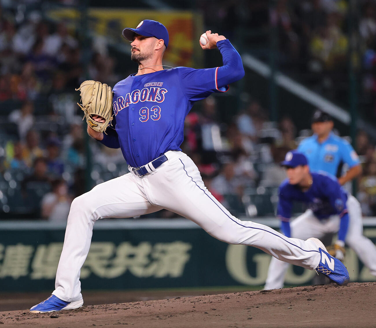 阪神対中日　中日先発のカイル・マラー（撮影・上田博志）
