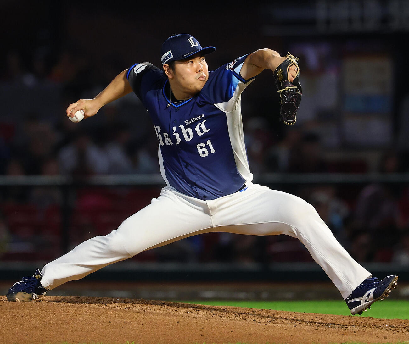 楽天対西武　西武2番手の平良海馬（撮影・野上伸悟）