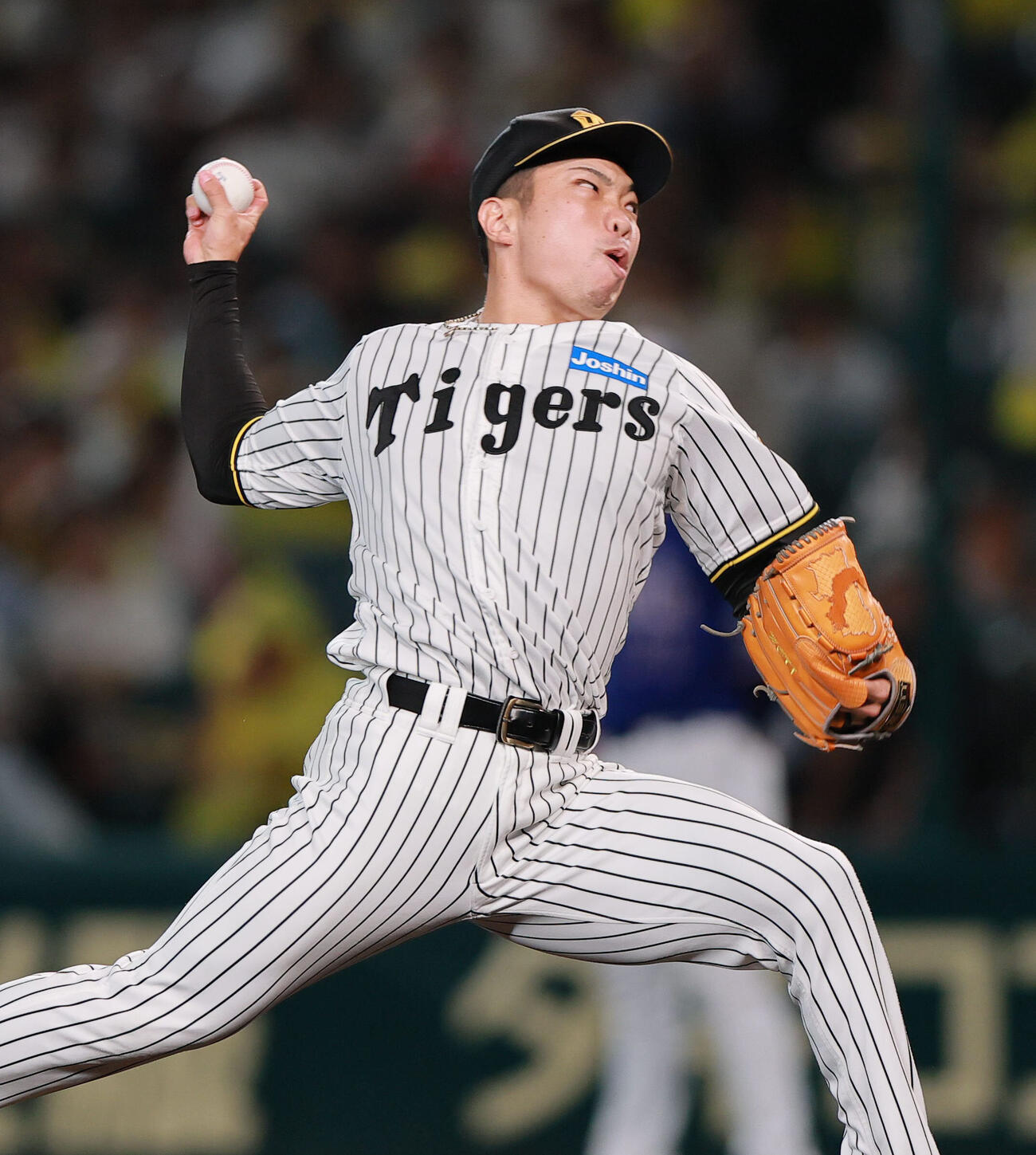 阪神対中日　6回表に登板する阪神石井大智（撮影・上山淳一）