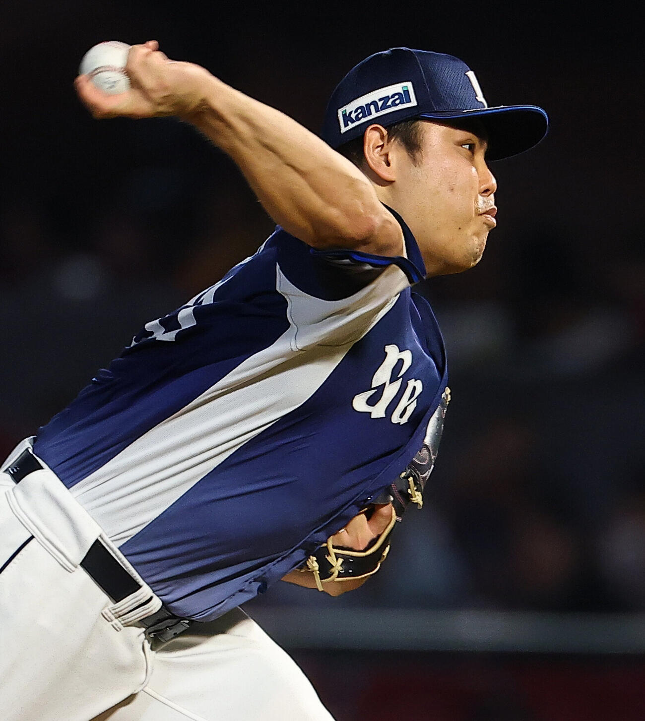 楽天対西武　西武2番手の平良海馬（撮影・野上伸悟）