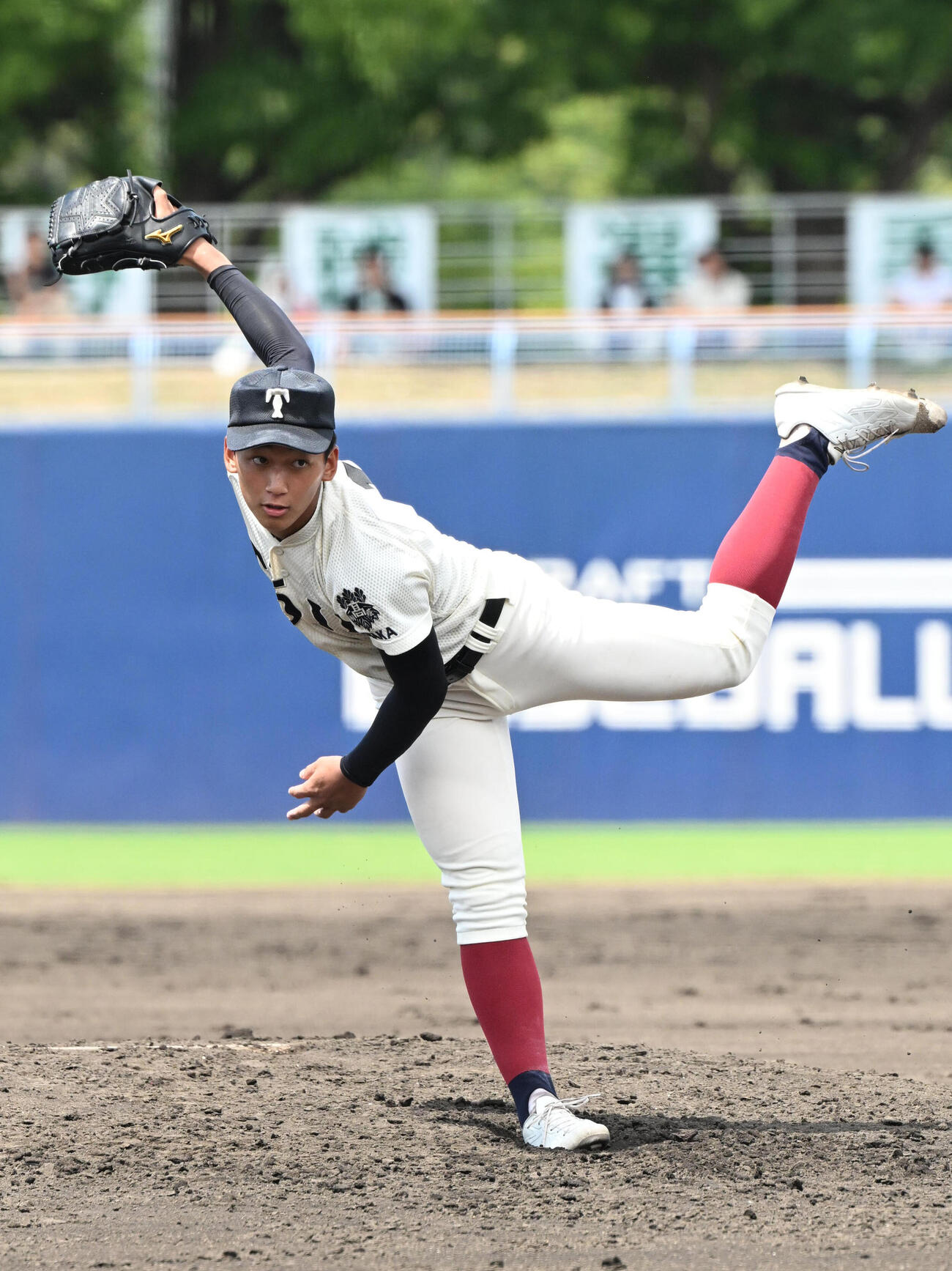 大阪桐蔭時代の前田悠伍（2023年7月撮影）