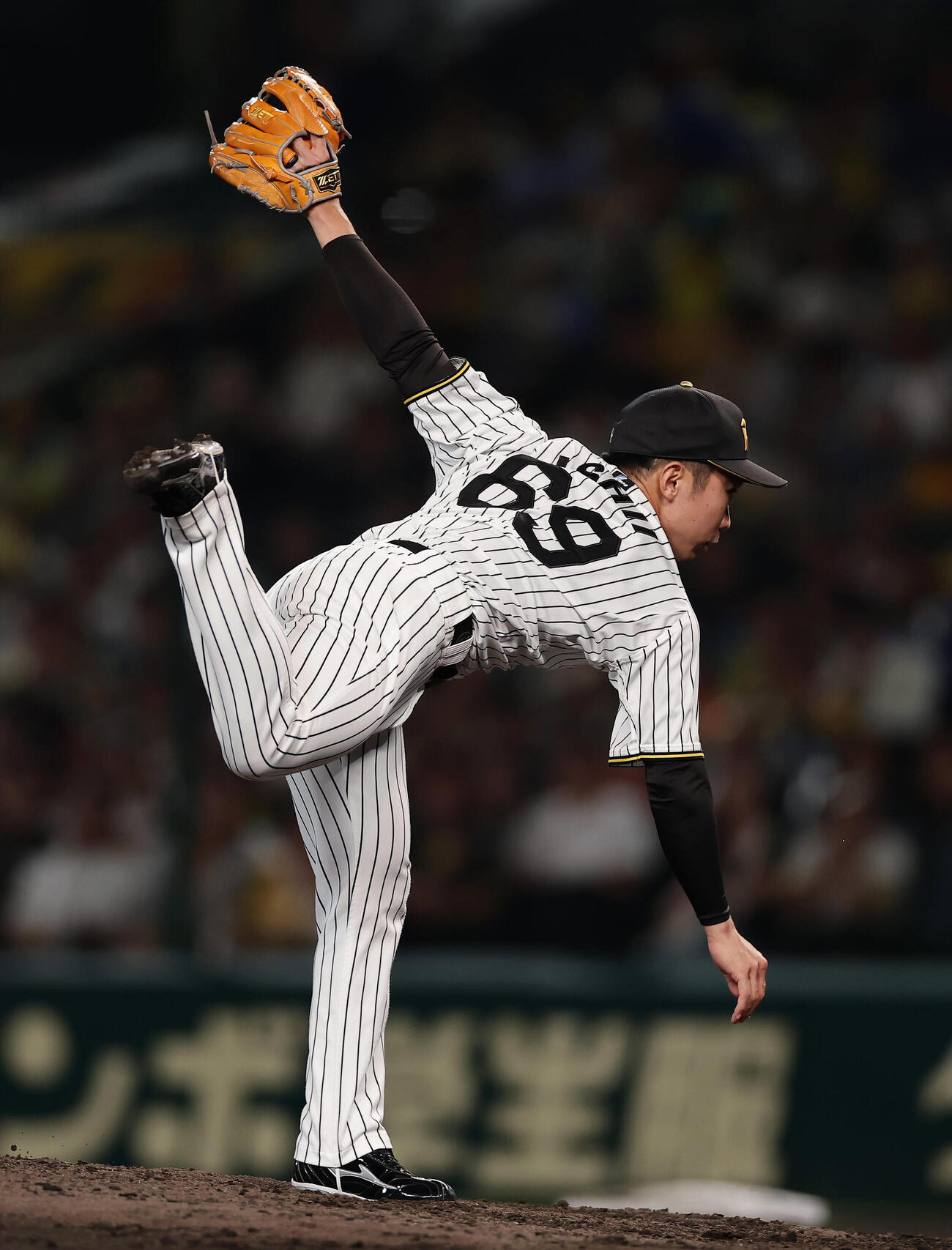 阪神対広島　阪神3番手の石井大智（撮影・前田充）