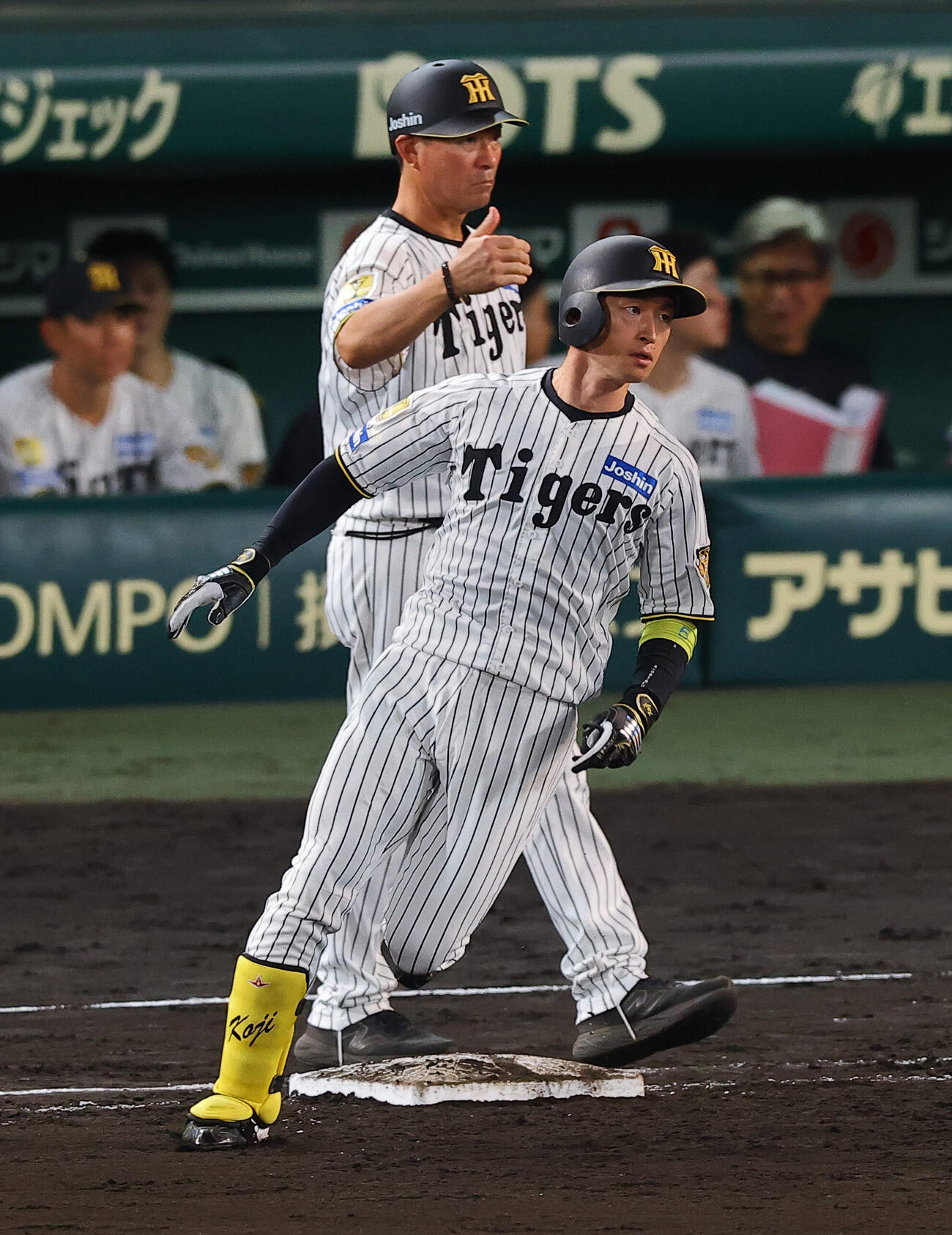 阪神対広島　8回裏阪神2死、近本光司は安打を放つ（撮影・上田博志）