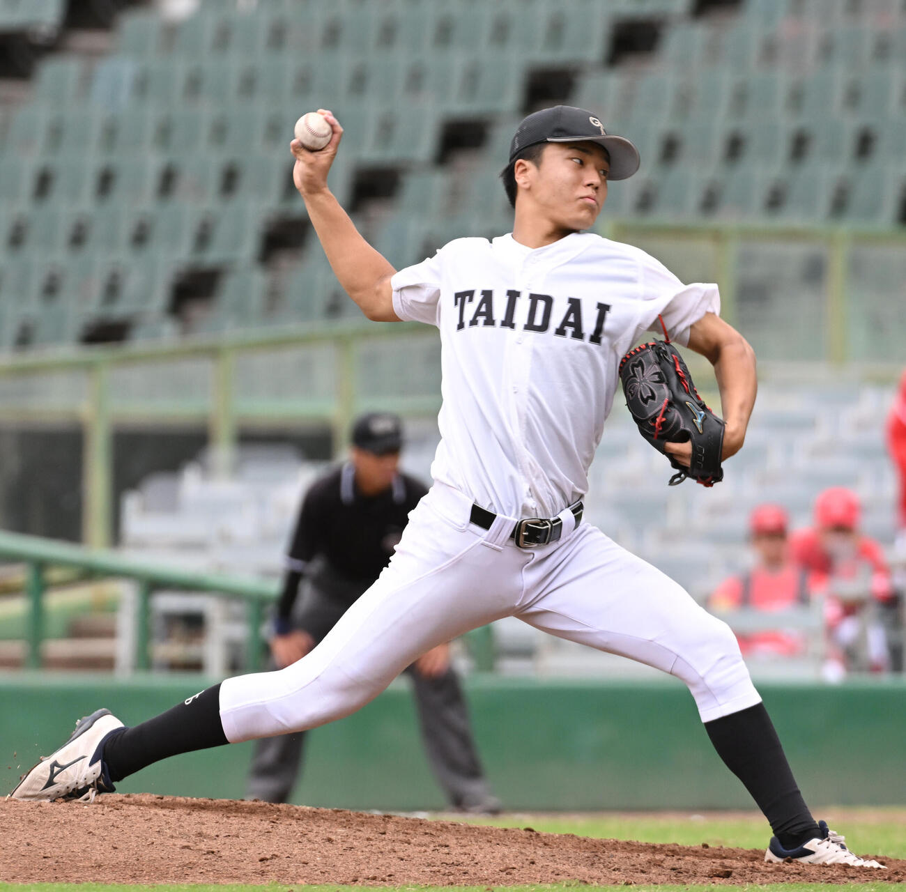 大体大の高田純誠投手（25年10月撮影）