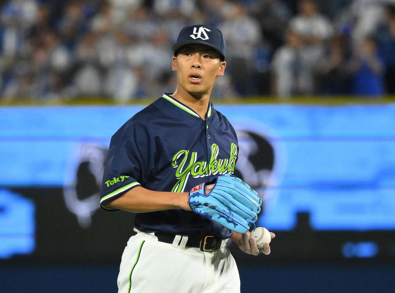 DeNA対ヤクルト　ヤクルト先発の山野太一（撮影・滝沢徹郎）