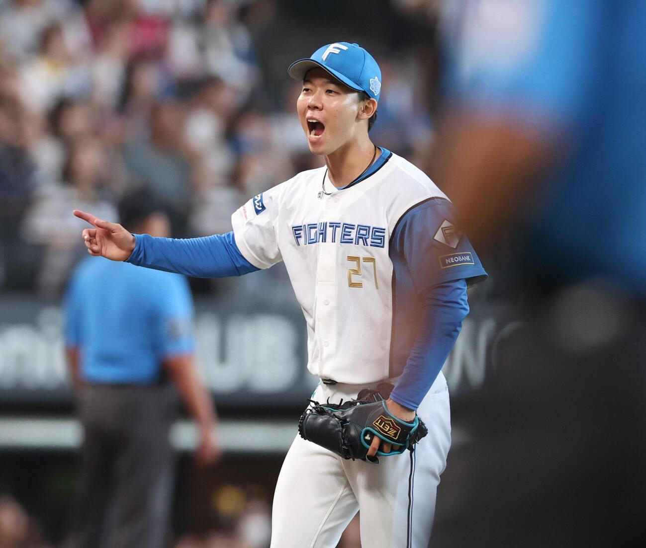 日本ハム大川慈英（2026年8月撮影）