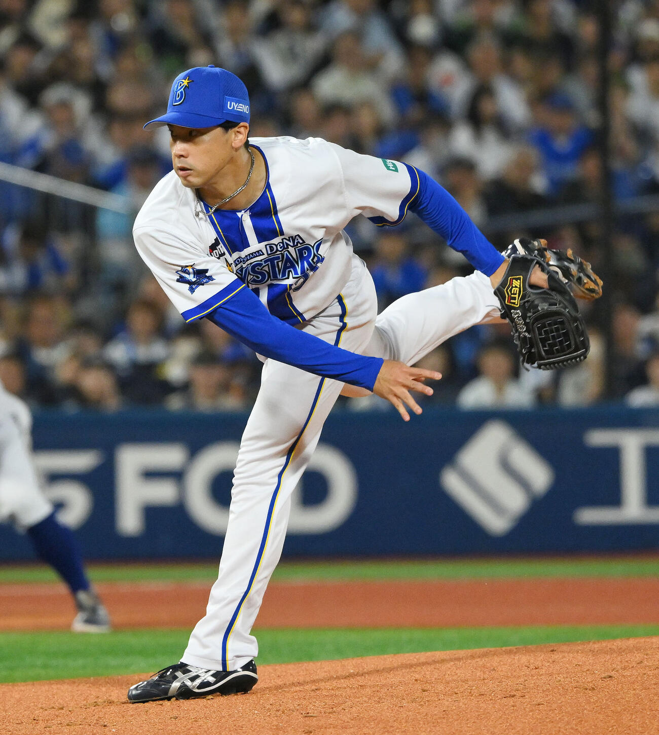 DeNA対ヤクルト　DeNA先発の尾形崇斗（撮影・滝沢徹郎）
