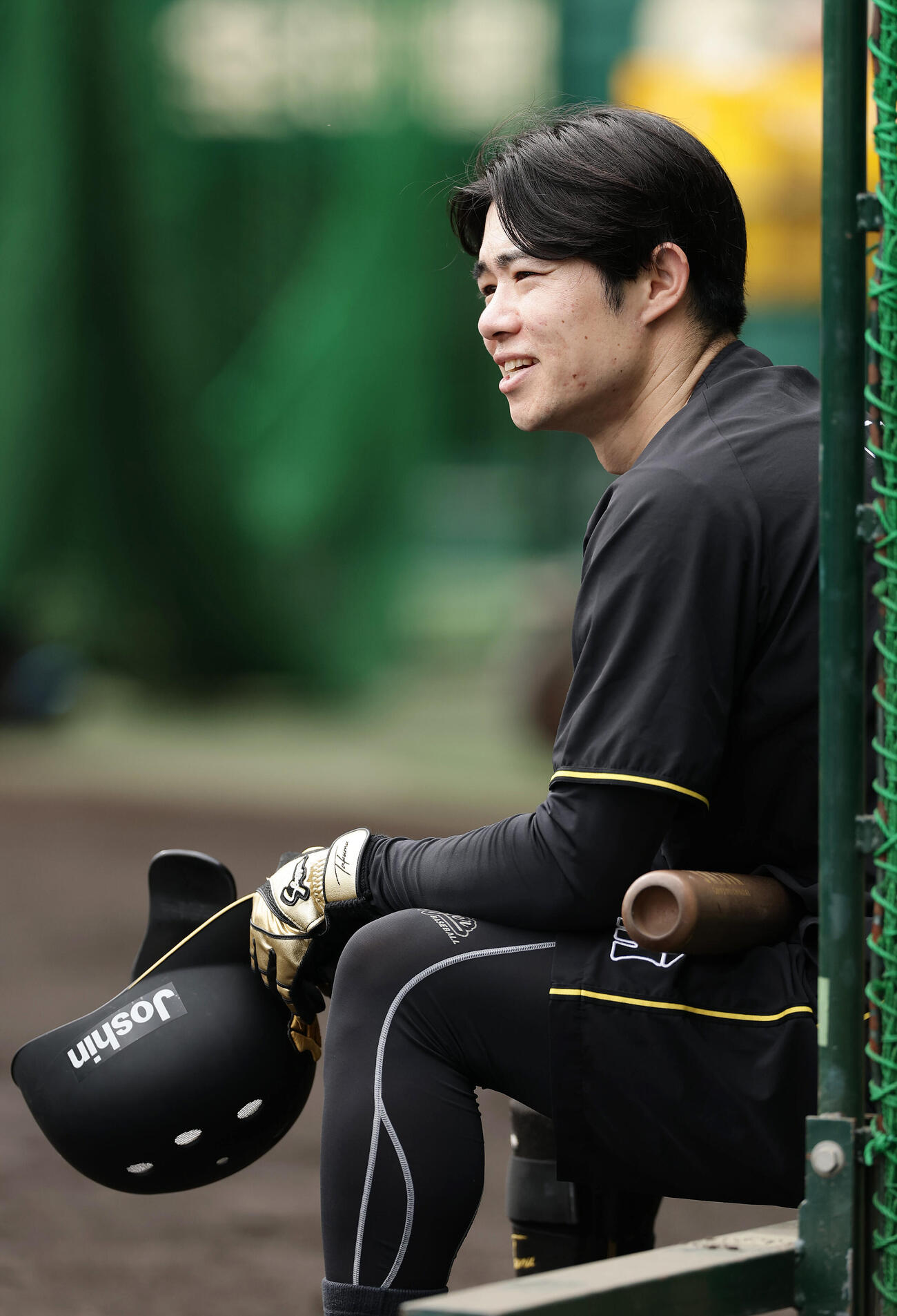 阪神対DeNA　試合前練習に臨む阪神中野拓夢（撮影・前田充）