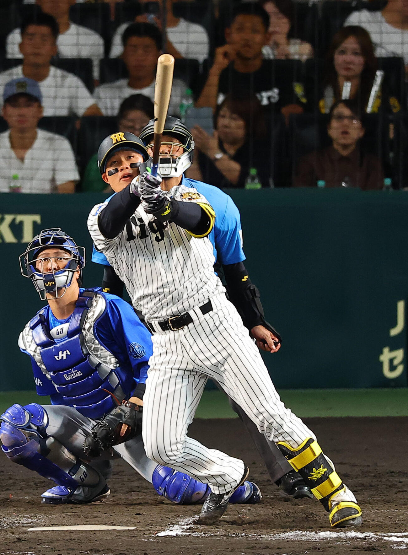 阪神対DeNA 8回裏阪神無死、森下翔太は本塁打を放つ（撮影・上田博志）