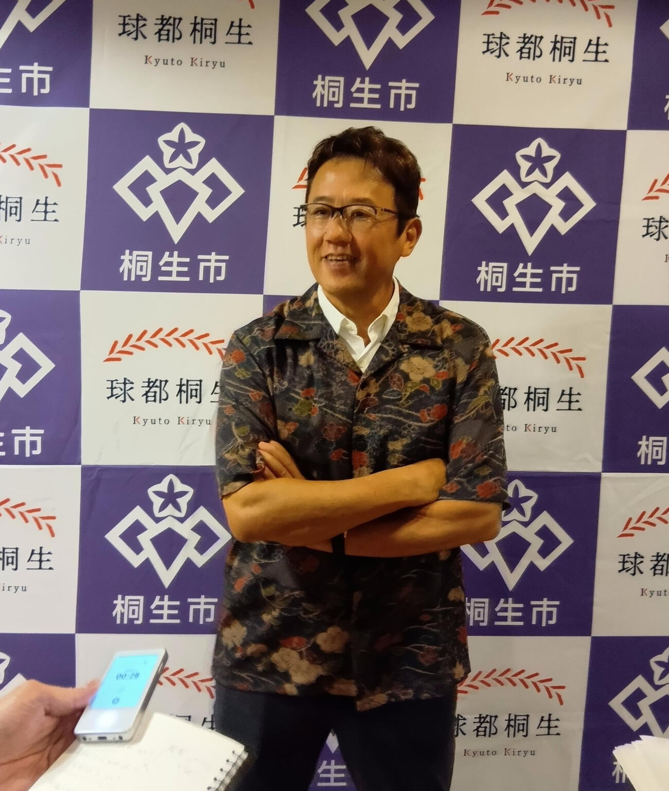 球都桐生ウィークシンポジウムに出席した古田敦也氏