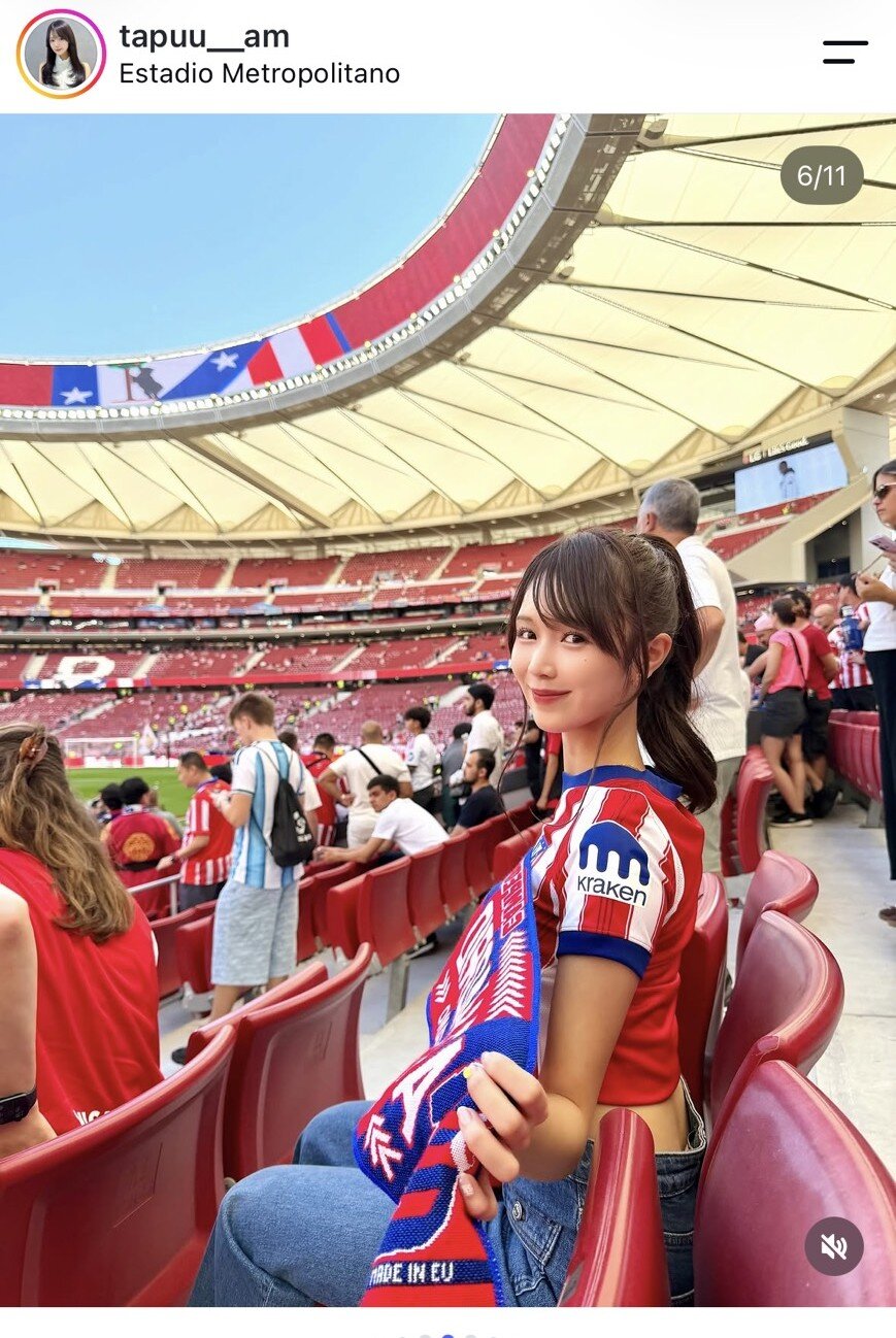 元ソフトバンクチアAmiさんのインスタ