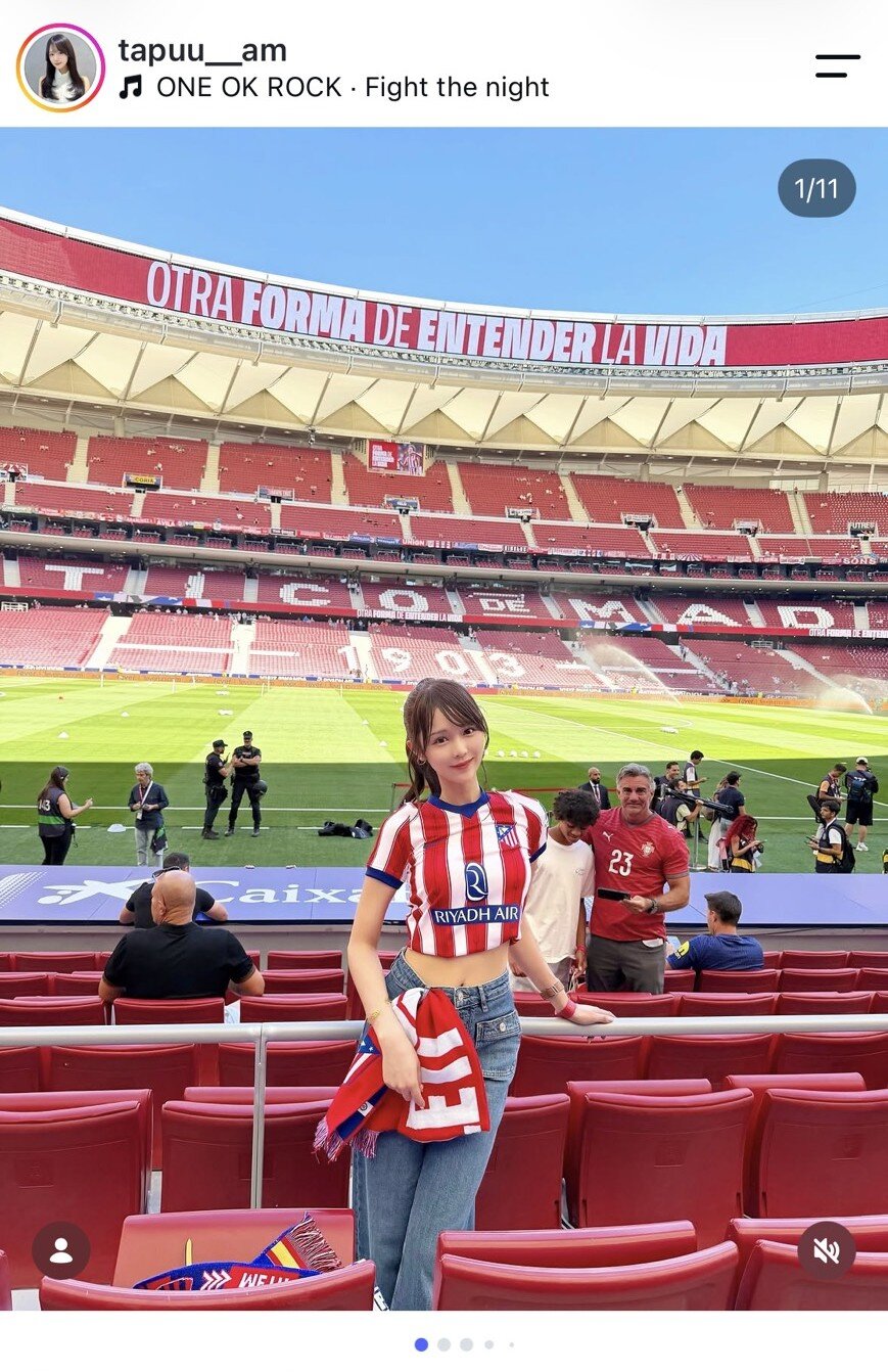 元ソフトバンクチアAmiさんのインスタ
