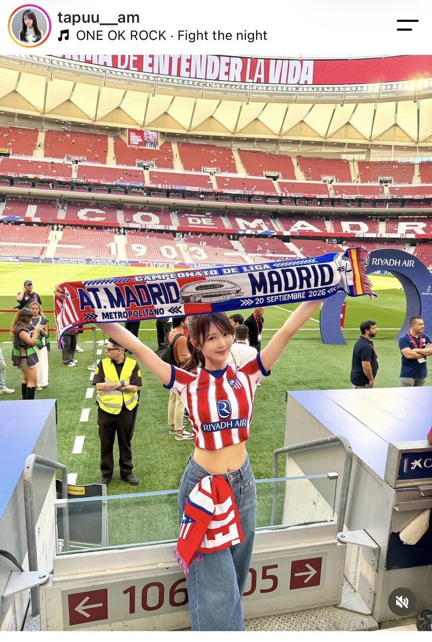 元ソフトバンクチアAmiさんのインスタ