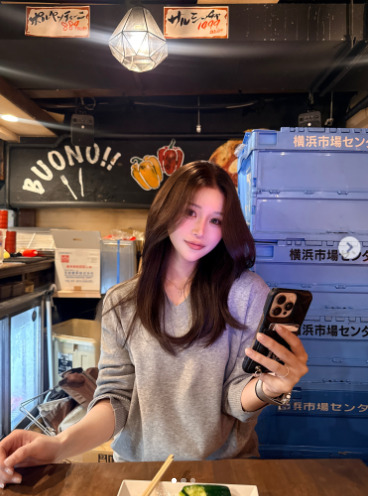 松本里乃さんのインスタグラムから
