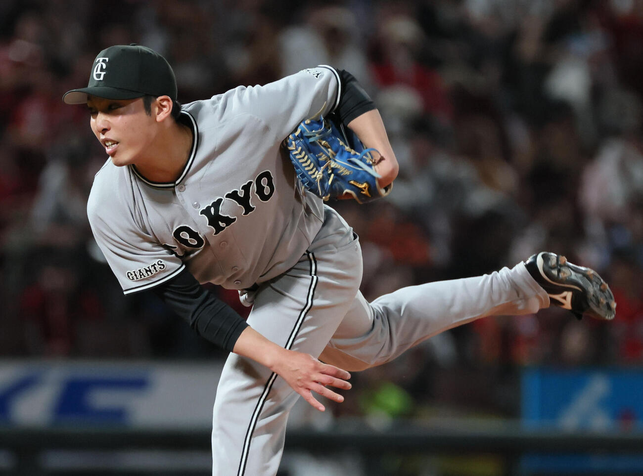 広島対巨人　11回裏広島、巨人8番手の赤星優志（撮影・加藤孝規）