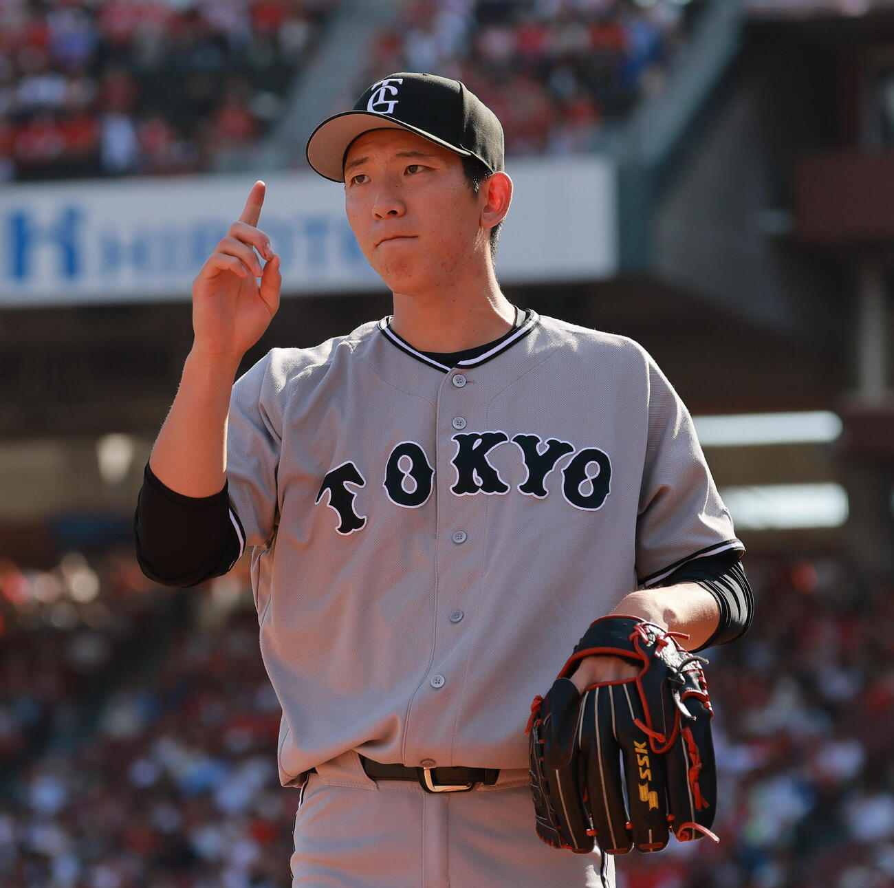 広島対巨人　巨人先発の戸郷翔征（撮影・上山淳一）