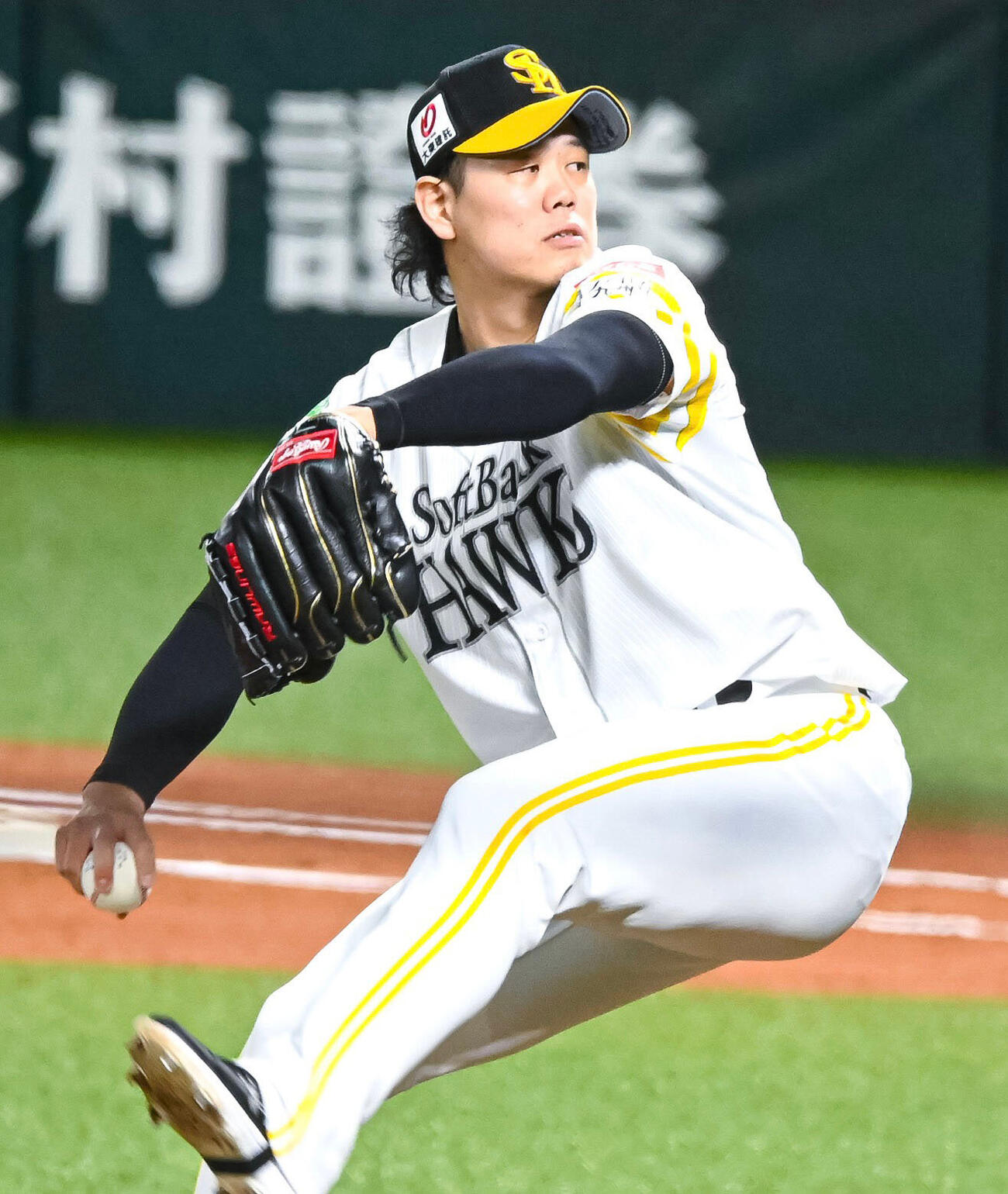 ソフトバンク対西武　先発のソフトバンク上茶谷大河