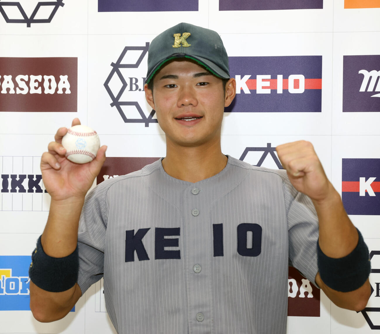 慶大・今津慶介（25年10月20日撮影）