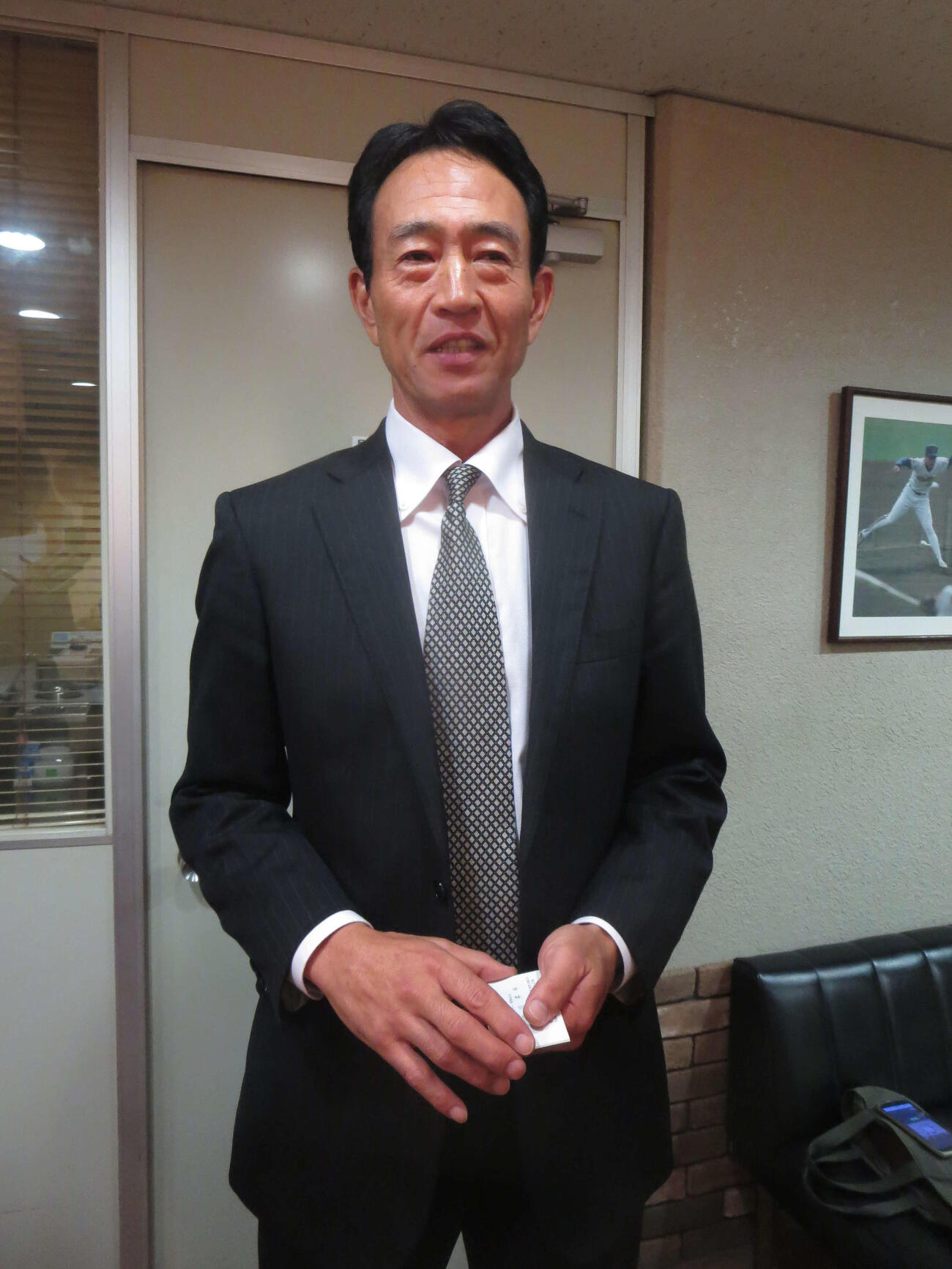 元オリックススカウトの酒井勉氏（2015年10月撮影）