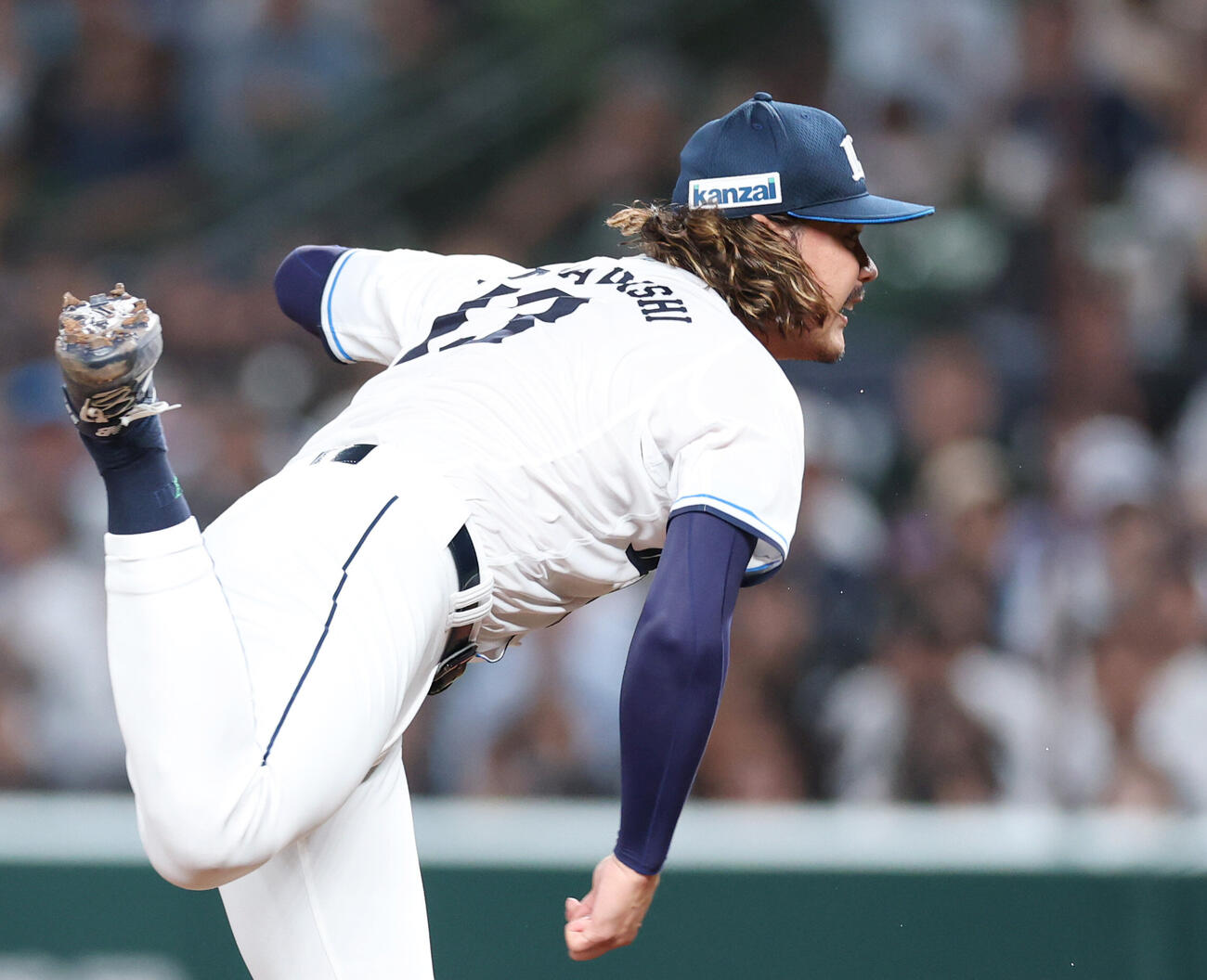西武対ロッテ　先発し力投する西武高橋光成（撮影・増田悦実）