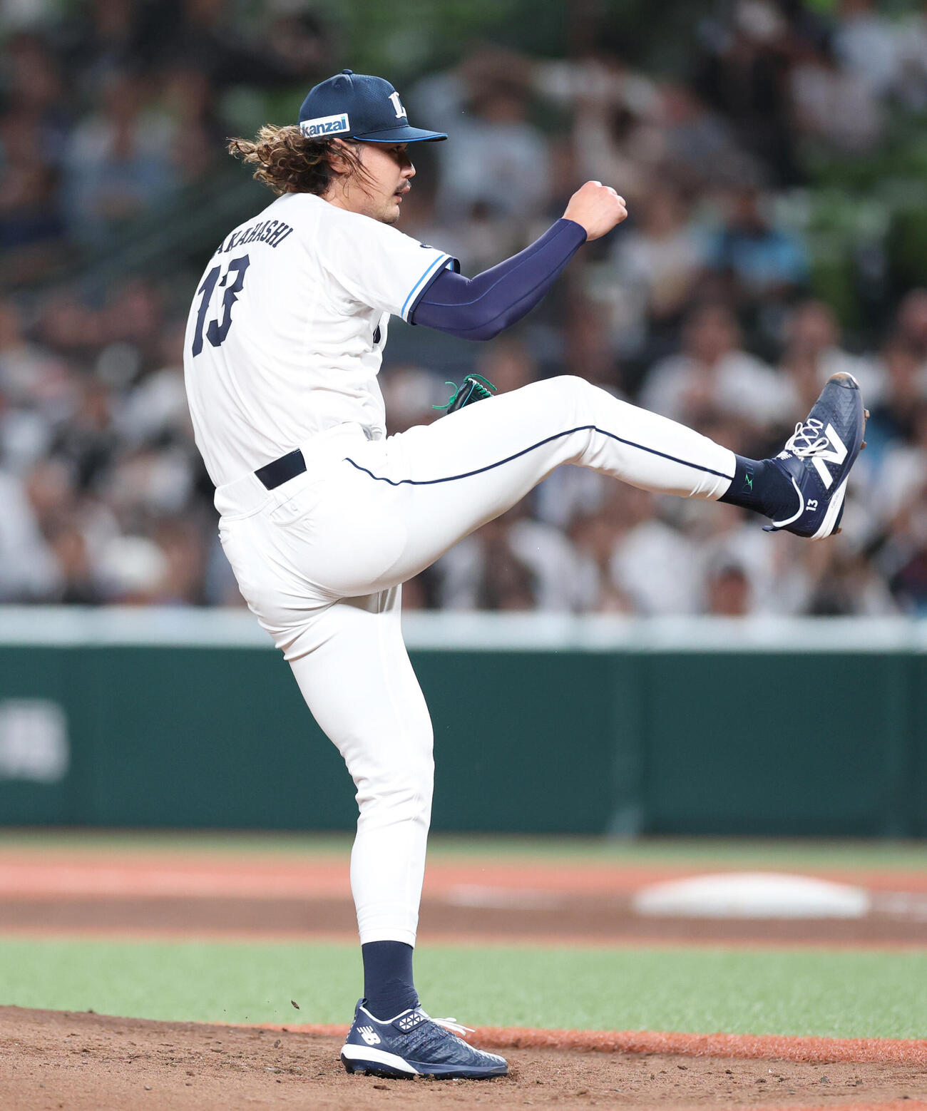 西武対ロッテ　先発し力投する西武高橋光成（撮影・増田悦実）