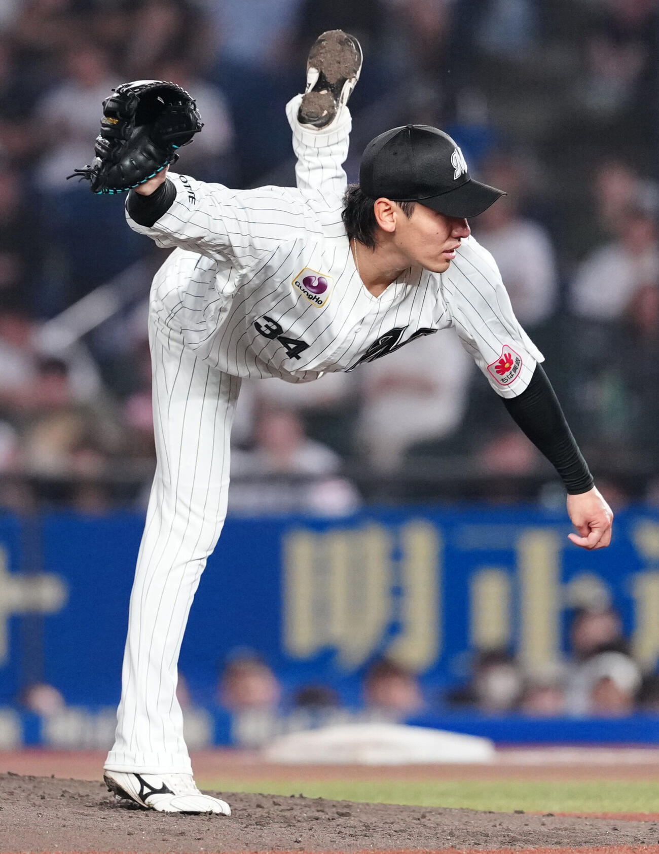 ロッテ高野脩汰（2026年9月1日撮影）