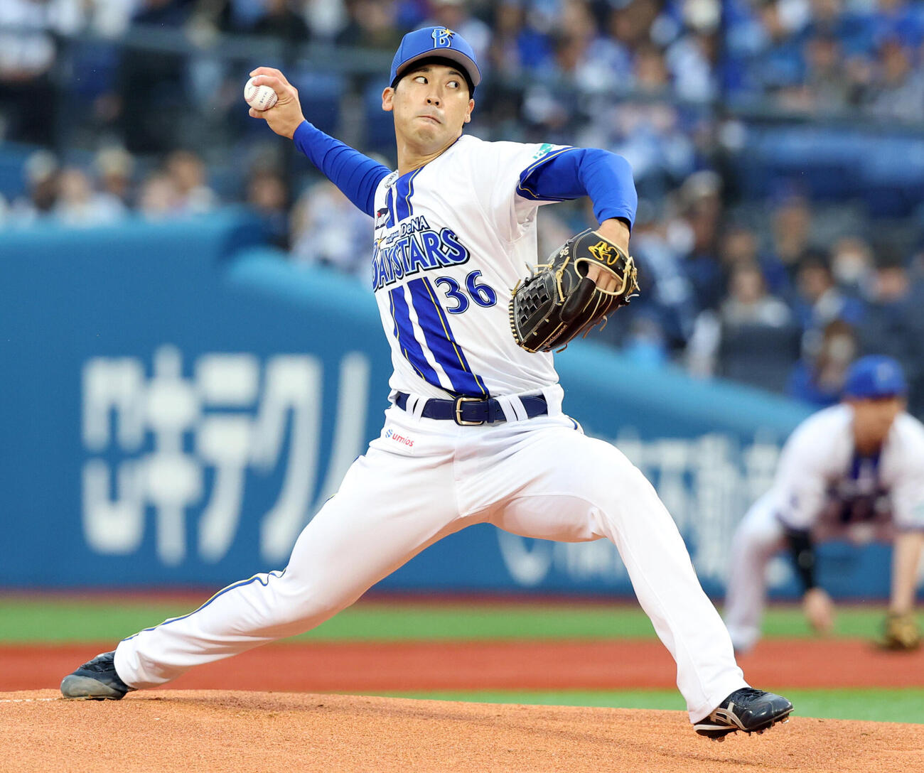 DeNA対阪神　DeNA先発の尾形崇斗（撮影・浅見桂子）