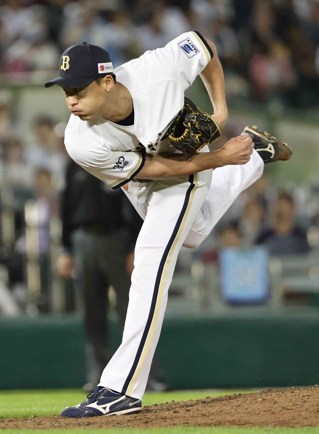 オリックス岩崎翔（2026年6月撮影）
