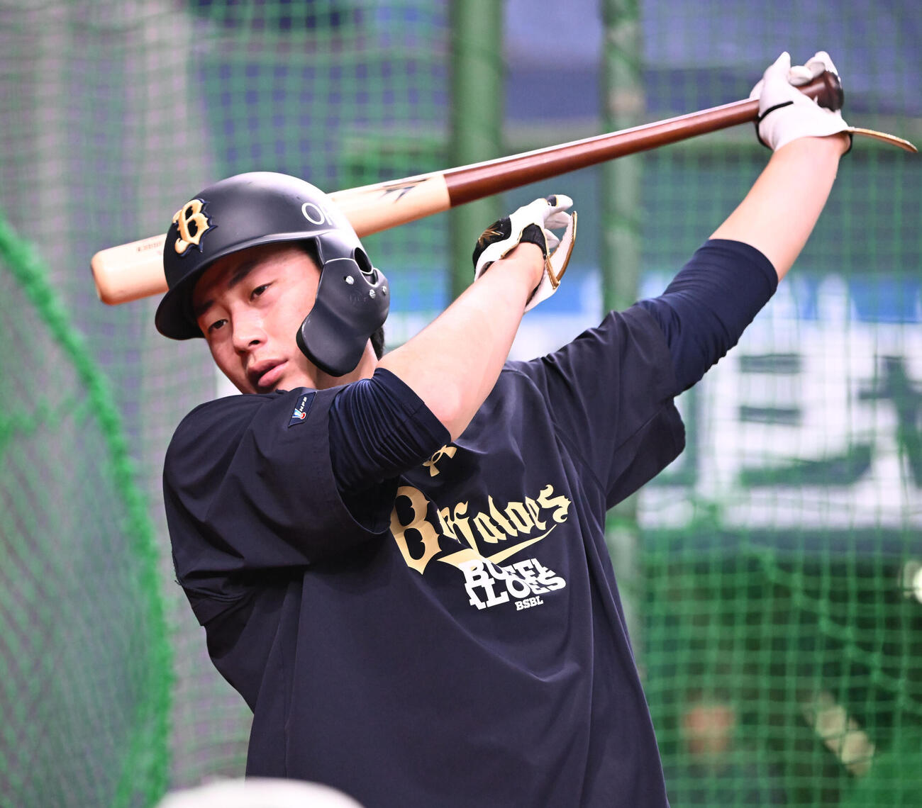 オリックス広岡大志（2026年4月撮影）